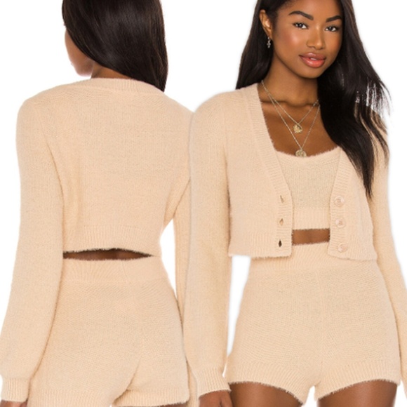 Camila Coelho Toni Cardigan Cropped Button Knit - Picture 3 of 7